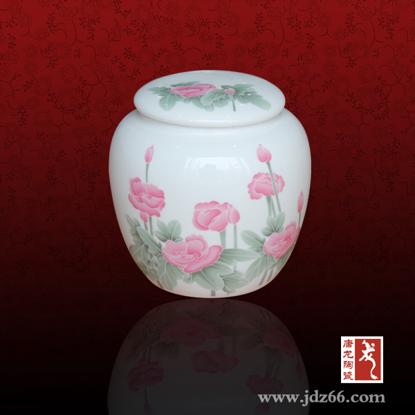 陶瓷膏方罐圖片/陶瓷膏方罐樣板圖 (2)