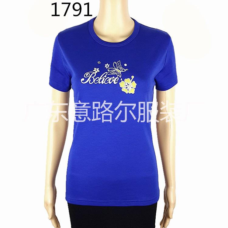 女裝短袖t恤純色圓領(lǐng)打底衫純棉圖片/女裝短袖t恤純色圓領(lǐng)打底衫純棉樣板圖 (2)