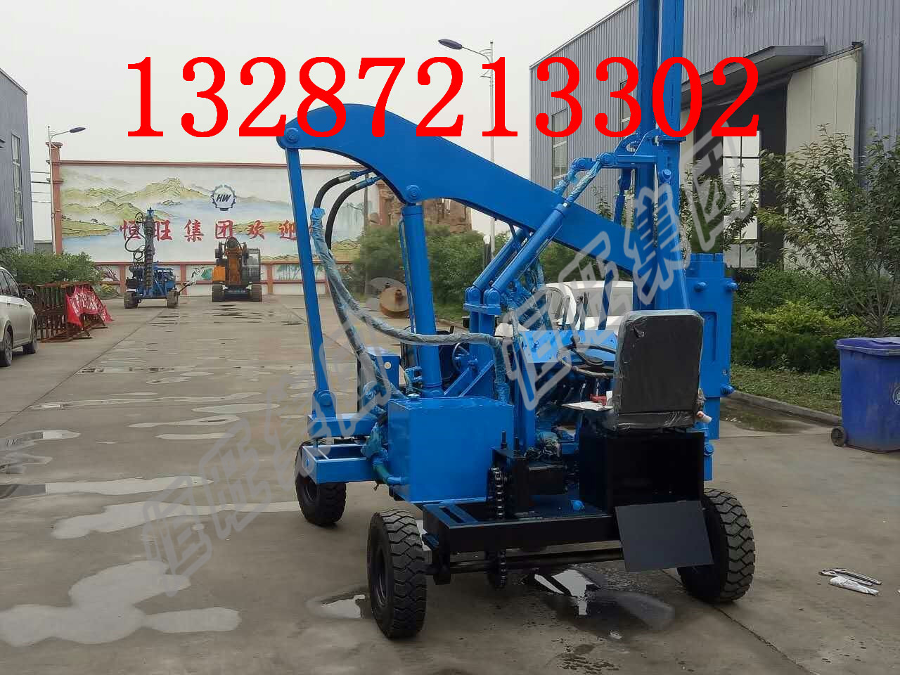 護(hù)欄打樁機(jī)圖片/護(hù)欄打樁機(jī)樣板圖 (2)