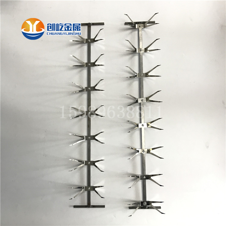 方柱撐桿 噴塑掛具 不銹鋼彈片夾圖片/方柱撐桿 噴塑掛具 不銹鋼彈片夾樣板圖 (3)