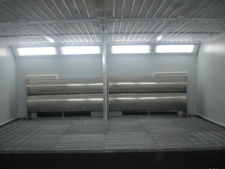 單簾與雙簾水簾噴漆房