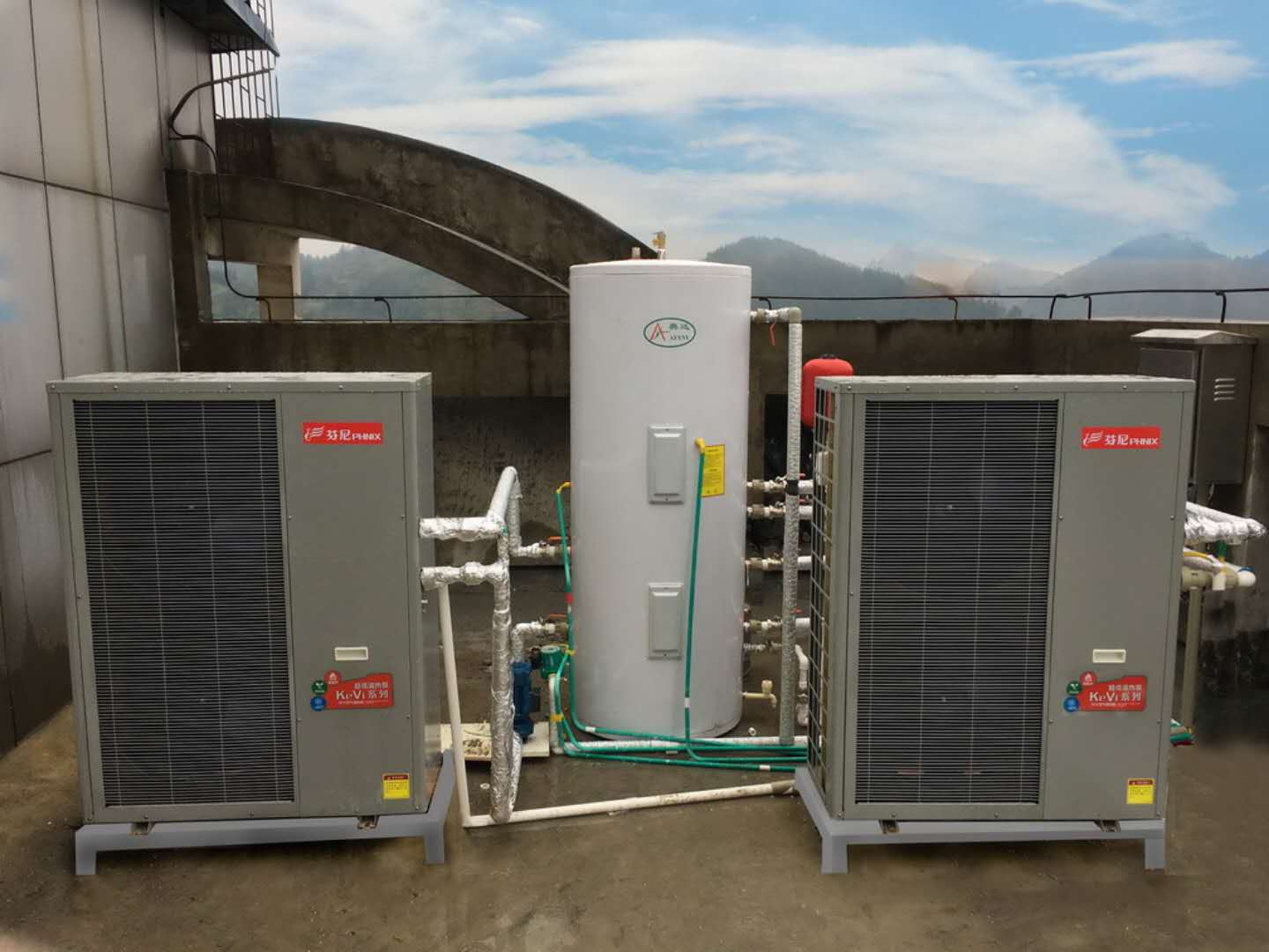 空氣能熱泵采暖圖片/空氣能熱泵采暖樣板圖 (1)