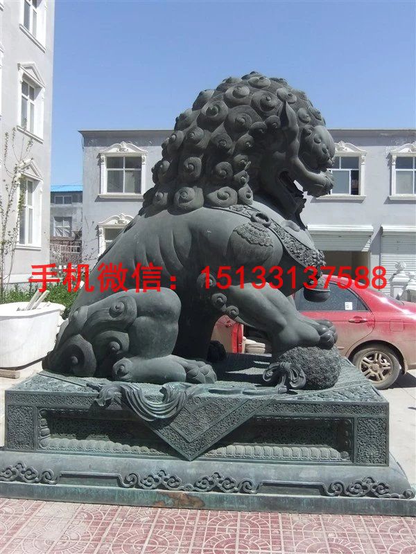銅獅子雕塑圖片/銅獅子雕塑樣板圖 (2)
