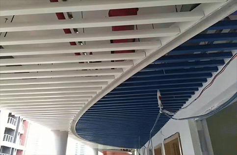 彩色鋁方通圖片/彩色鋁方通樣板圖 (2)