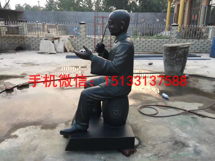 精益求精人物銅雕塑 企業(yè)人物銅雕