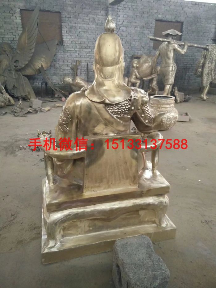 財神銅佛像圖片/財神銅佛像樣板圖 (3)