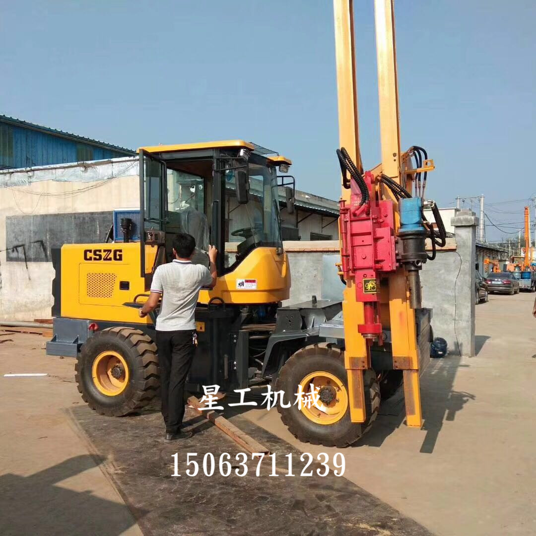護(hù)欄打樁機(jī)圖片/護(hù)欄打樁機(jī)樣板圖 (2)