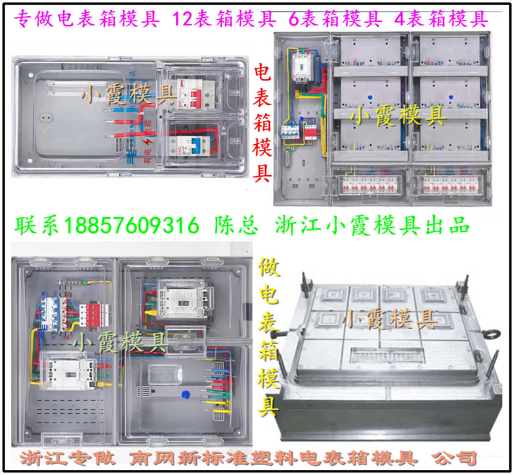 台州市单相十二位电表箱外壳模具厂家