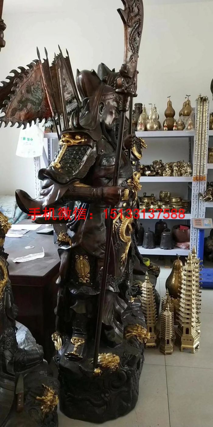 財(cái)神銅佛像圖片/財(cái)神銅佛像樣板圖 (2)