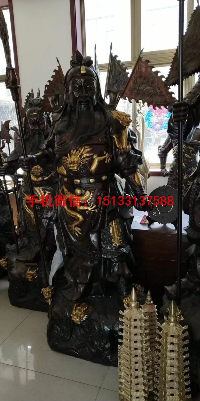 財(cái)神銅佛像圖片/財(cái)神銅佛像樣板圖 (3)