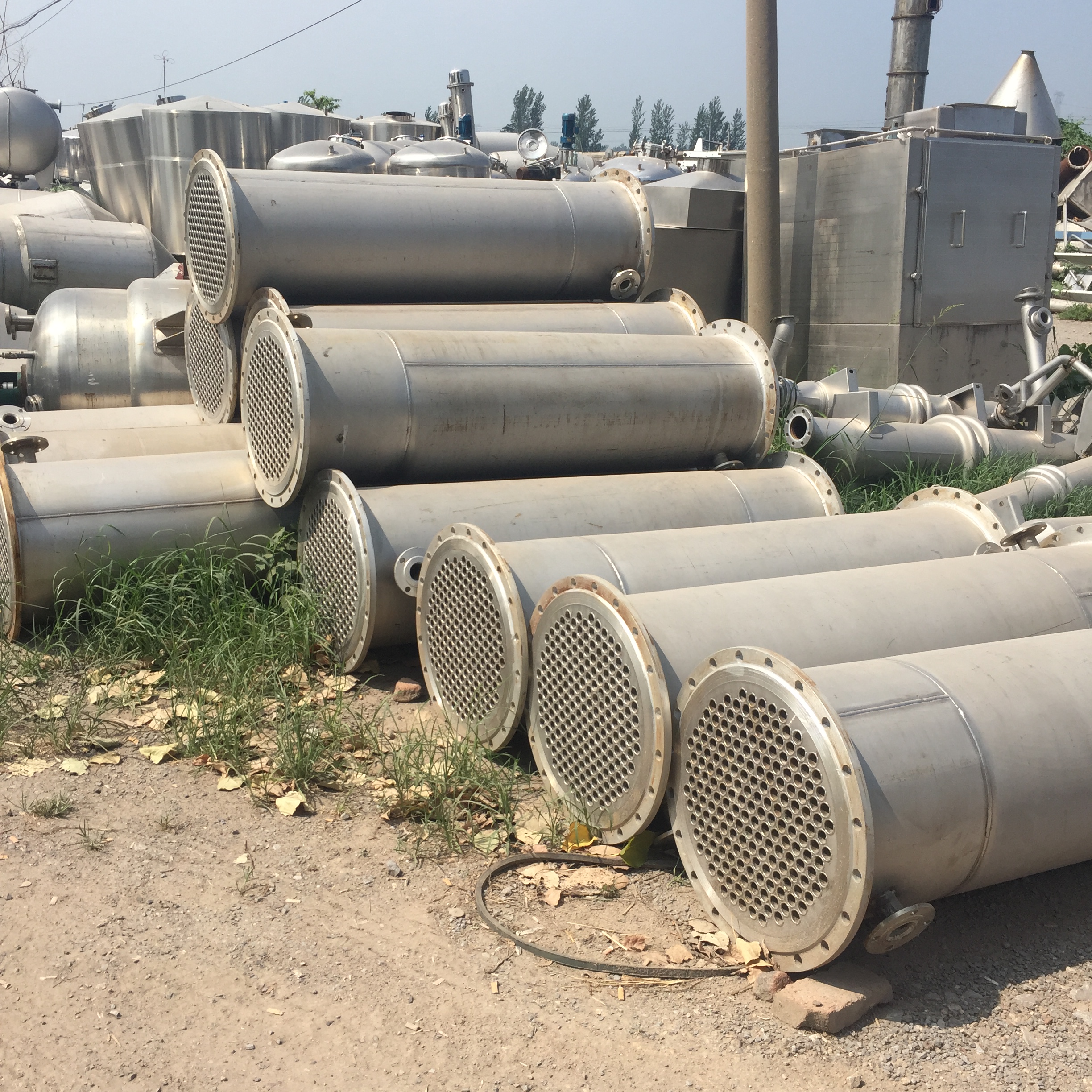 不銹鋼二手冷凝器圖片