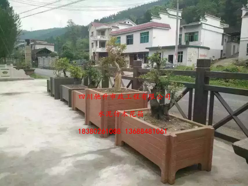 水泥仿木欄桿圖片/水泥仿木欄桿樣板圖 (2)