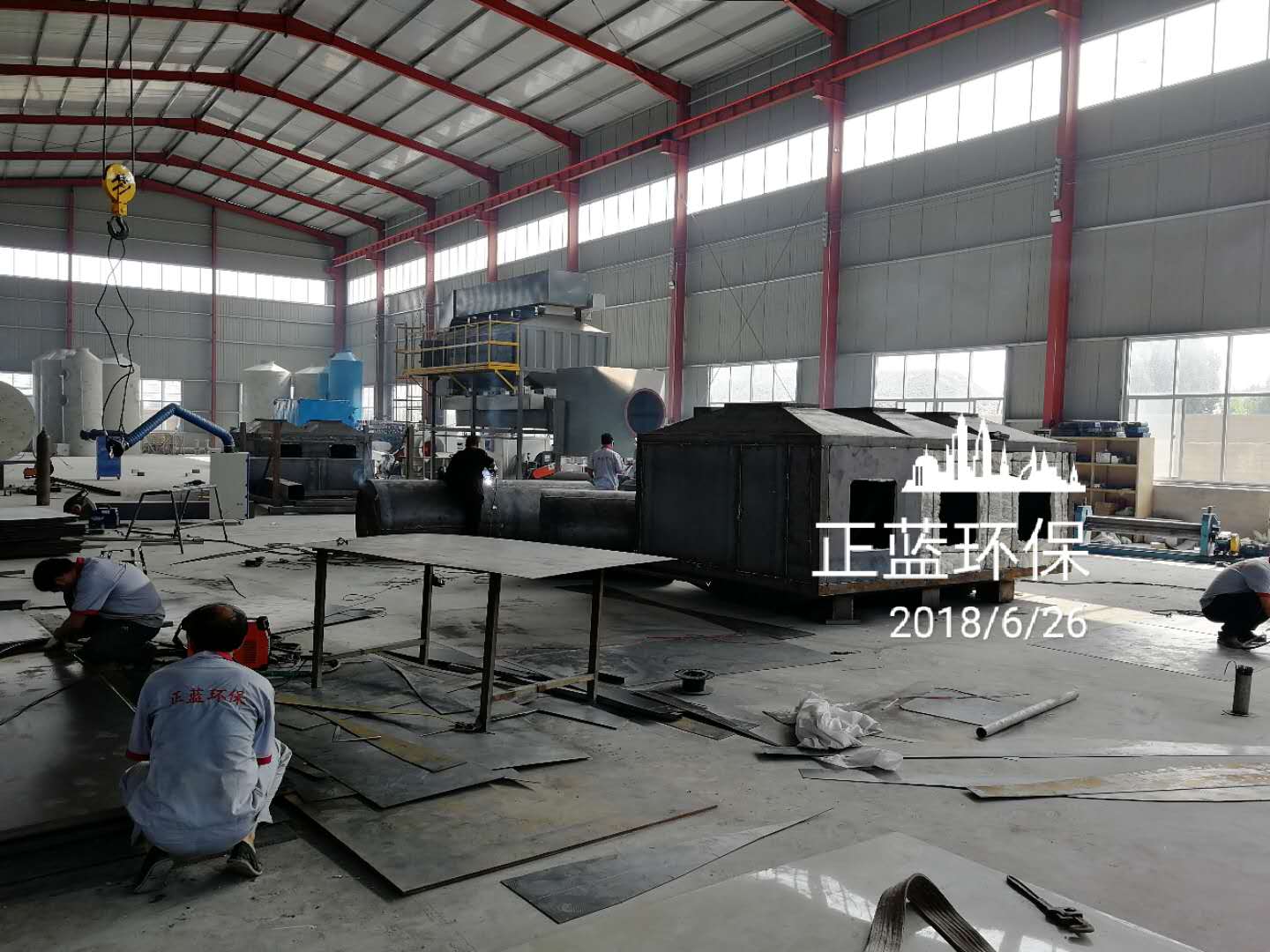 催化燃燒設(shè)備工作原理廢氣處理過(guò)程圖片
