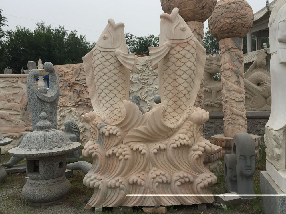 石雕鯉魚雕像浮雕動物雕塑園林?jǐn)[件圖片/石雕鯉魚雕像浮雕動物雕塑園林?jǐn)[件樣板圖 (2)
