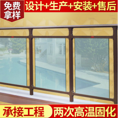 鋼化玻璃防護(hù)欄圖片