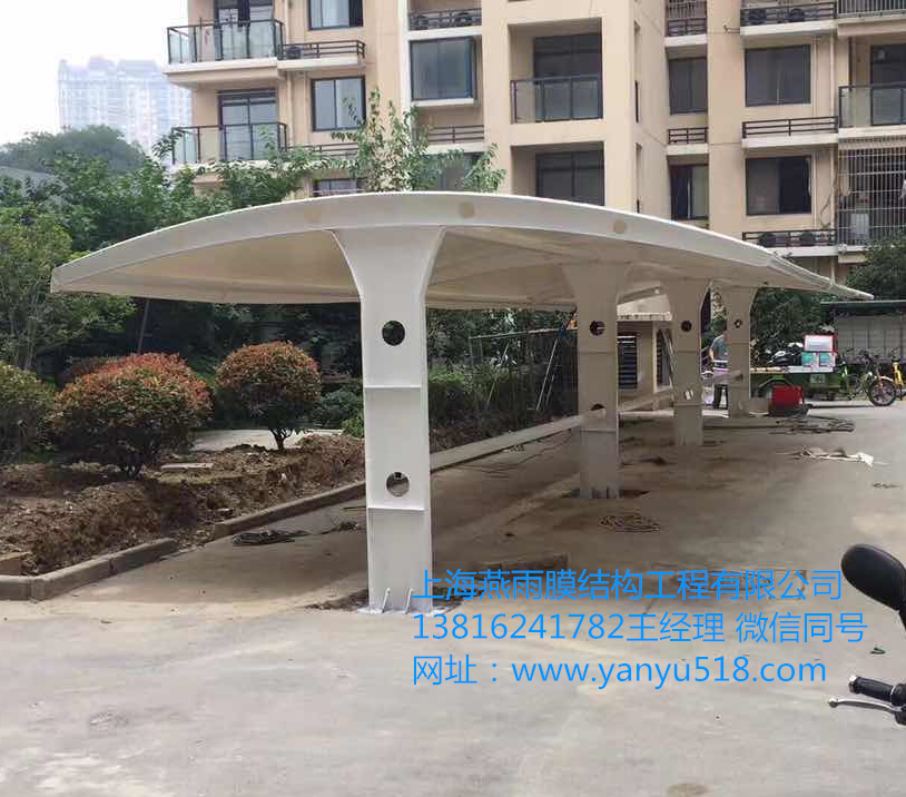 自行車停車棚圖片/自行車停車棚樣板圖 (2)