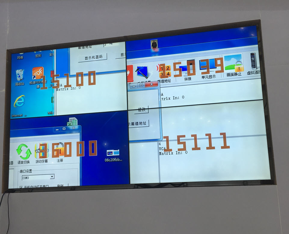 拼接電視墻圖片/拼接電視墻樣板圖 (2)
