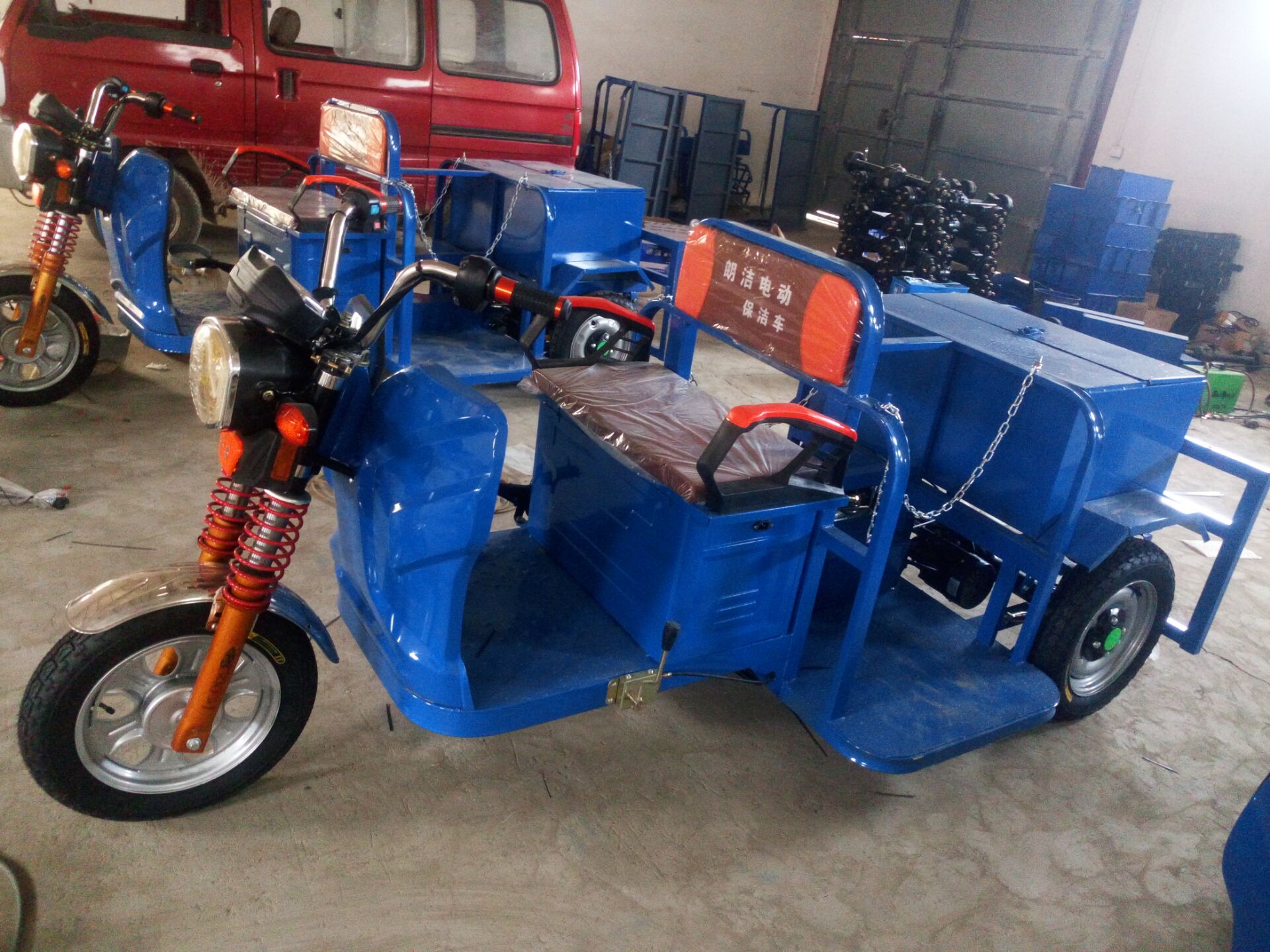 河北垃圾分類運輸車廠家 河北四桶垃圾分類運輸車 四桶垃圾分類運輸車廠家 兩桶垃圾分類運輸車 三輪0.6立方保潔車