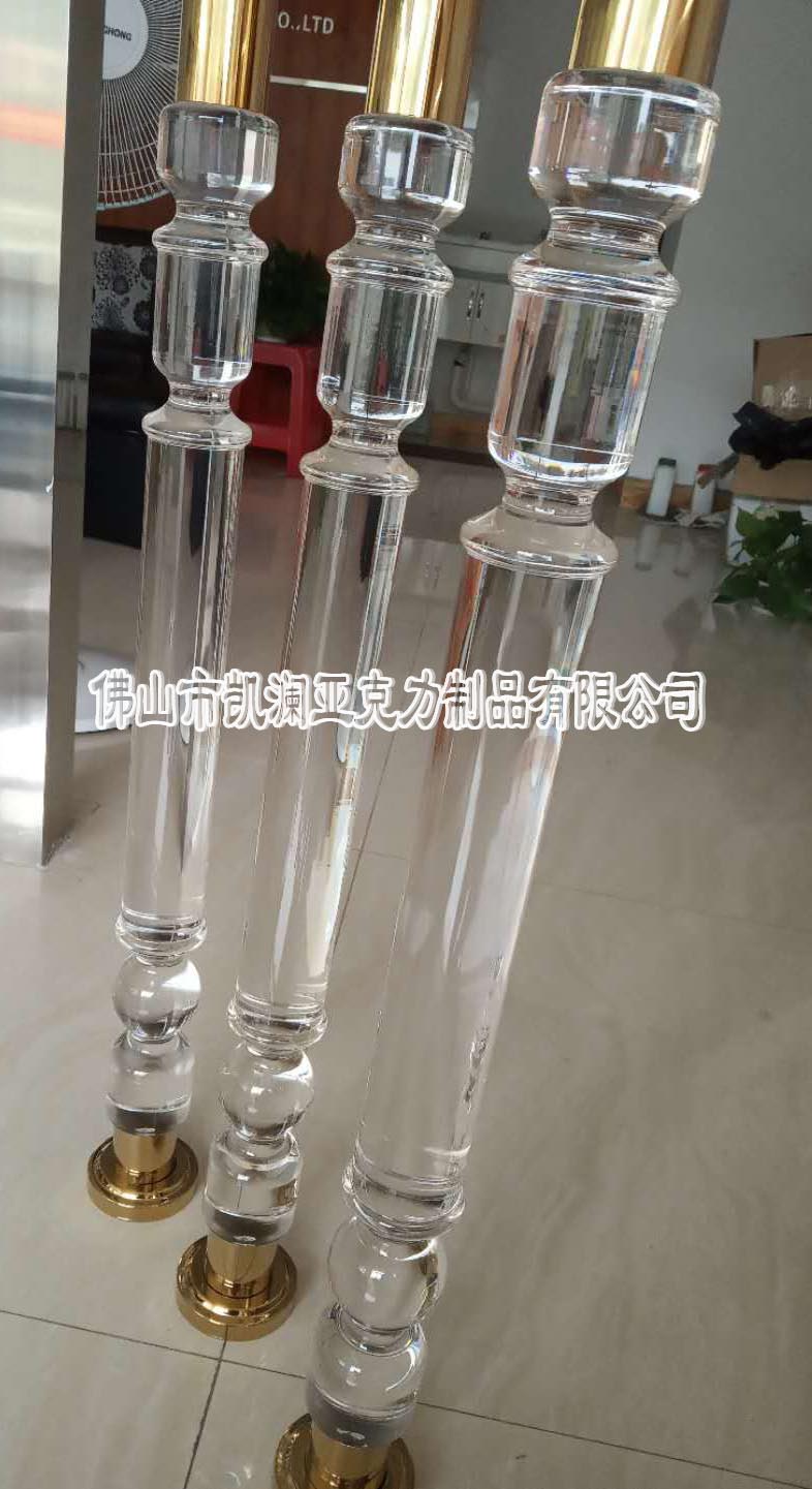 樓梯扶手亞克力水晶柱將軍柱可定做圖片/樓梯扶手亞克力水晶柱將軍柱可定做樣板圖 (2)