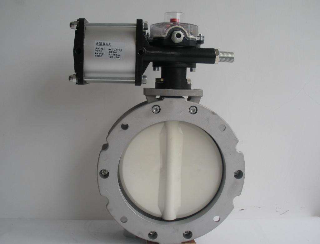 氣動粉塵蝶閥圖片/氣動粉塵蝶閥樣板圖 (2)