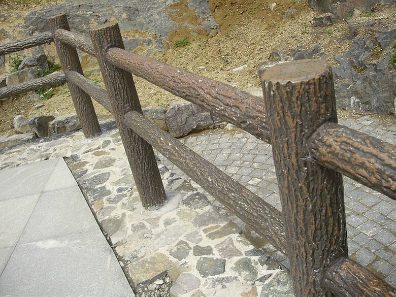 仿木圍欄圖片/仿木圍欄樣板圖 (3)