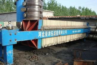 二手廂式壓濾機_廂式壓濾機工作原理