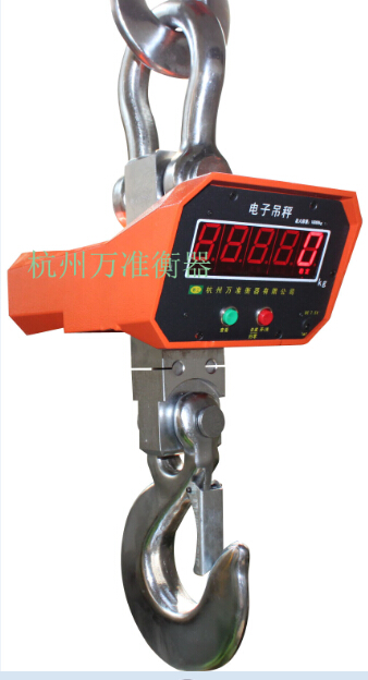 南京UPW5000電子吊秤 綠字顯示吊秤 直視5噸電子吊秤