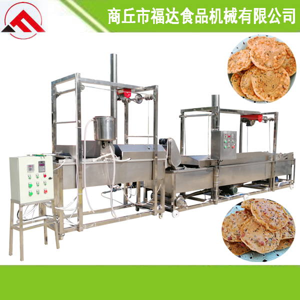 翁源縣全自動油炸花生餅機器設(shè)備