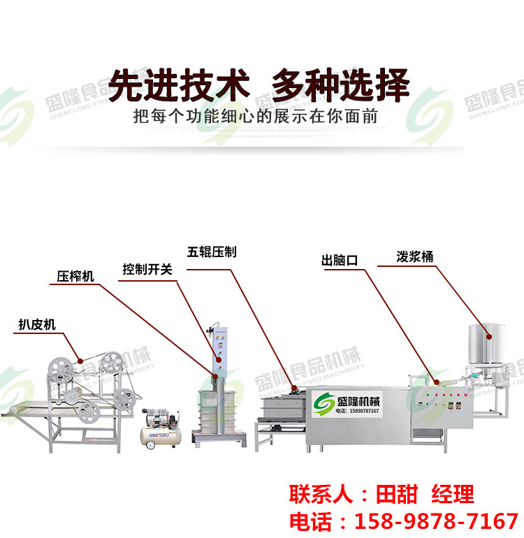 辽宁干豆腐机械设备价格 干豆腐机器哪家好 千张机生产线图片