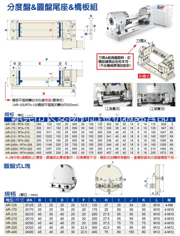 潭佳AR-210R数控分度盘台湾潭佳AR-210R数控分度盘 第四轴 NC转台 CNC分度盘