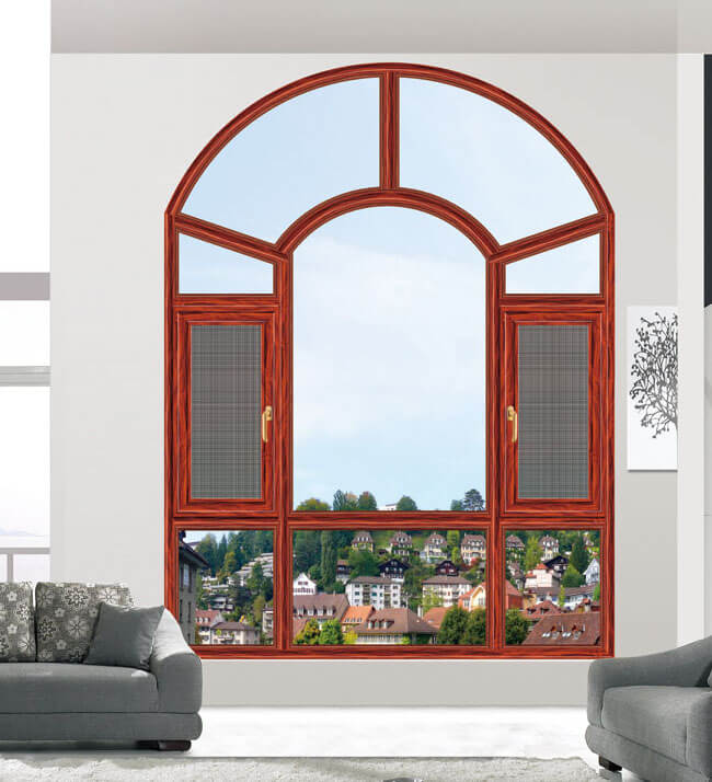 斷橋鋁平開窗圖片/斷橋鋁平開窗樣板圖 (3)