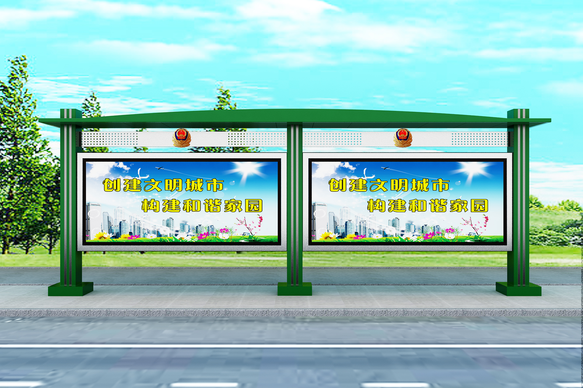 候車亭圖片/候車亭樣板圖 (3)