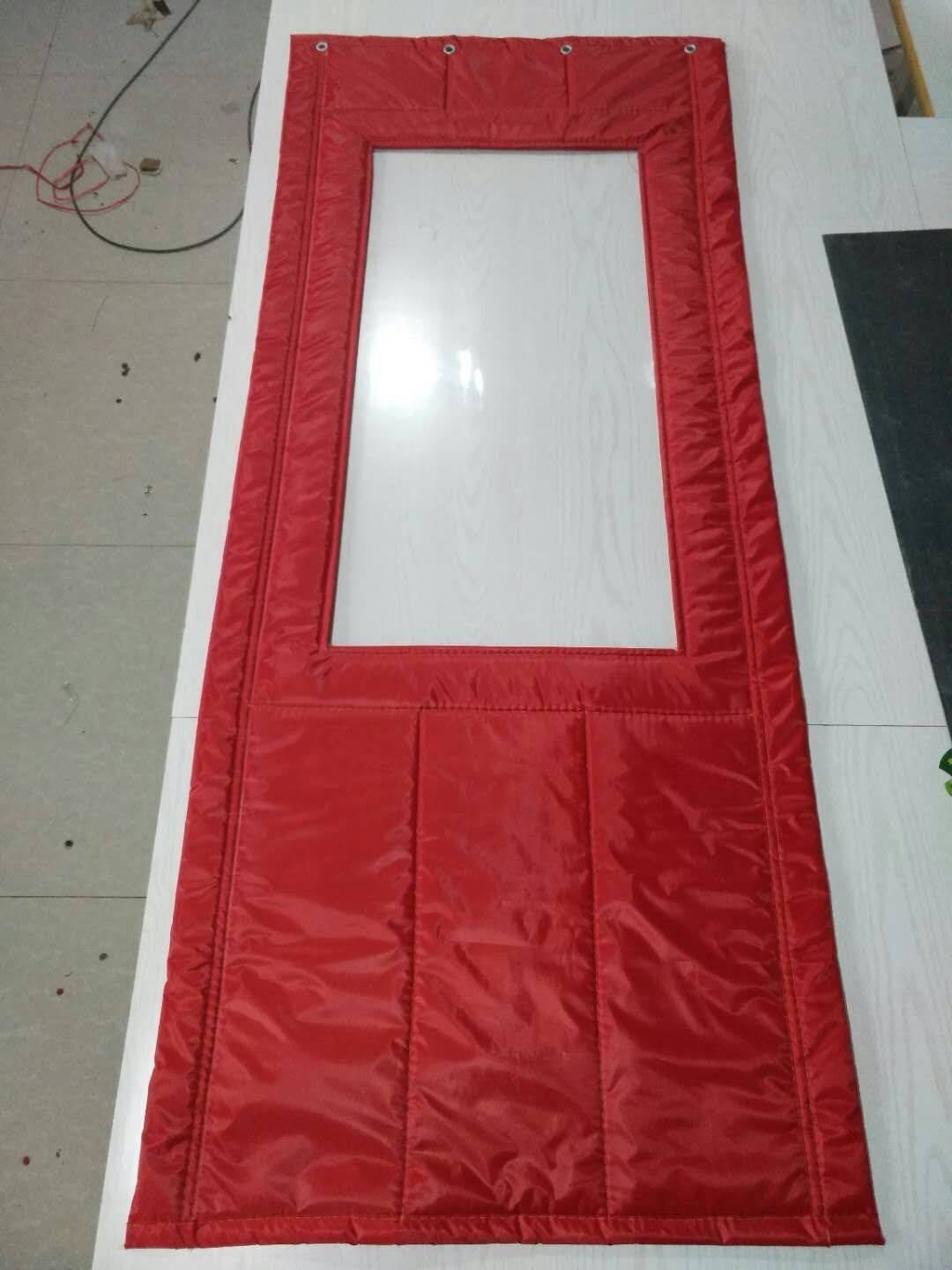 保溫皮革棉門簾圖片/保溫皮革棉門簾樣板圖 (2)