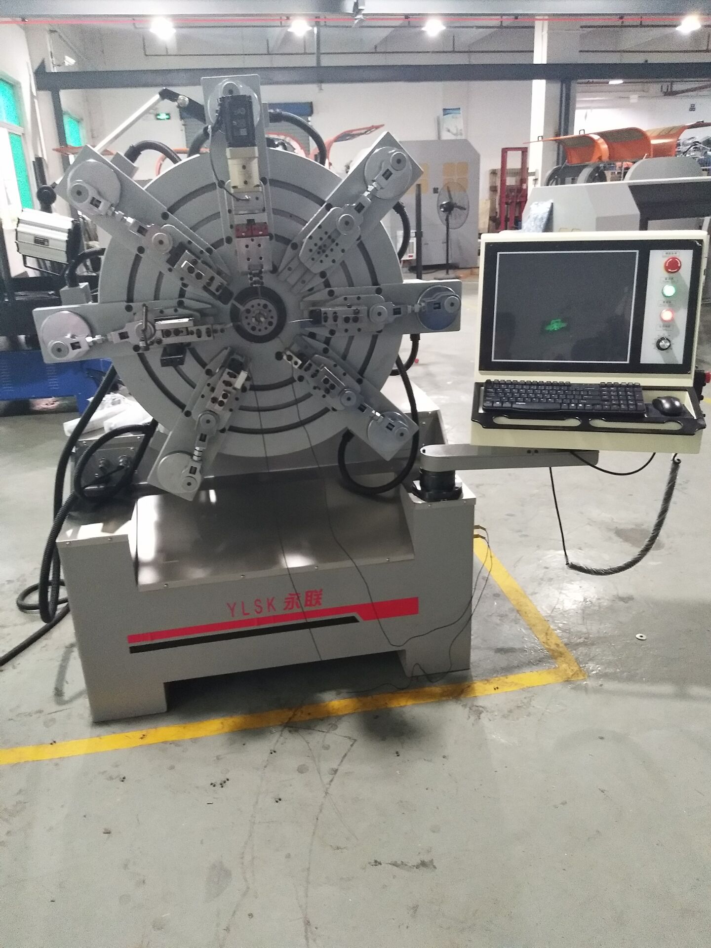 YLSK-1128無凸輪彈簧機