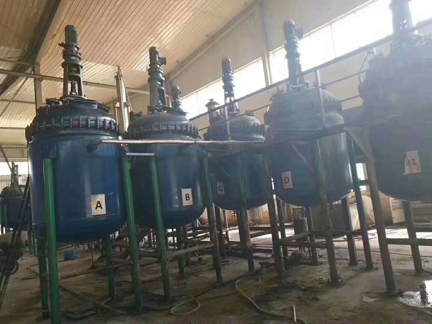 收售二手搪瓷反應(yīng) 不銹鋼反應(yīng)釜 等化工設(shè)備回收出售