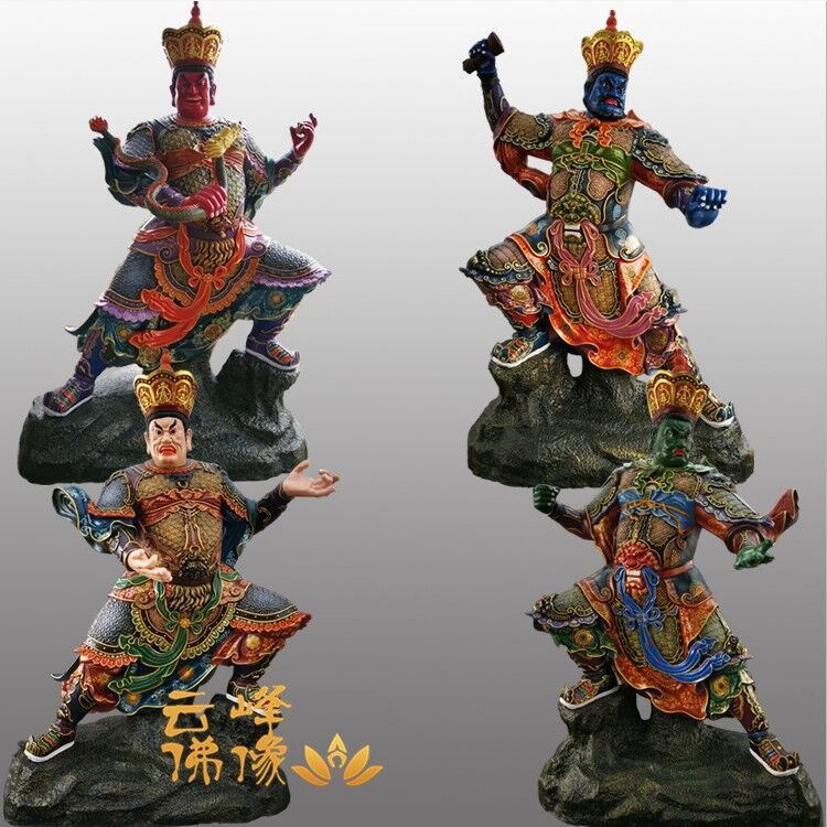 山东四大天王佛像图片 青岛四大天王佛像价格  河南四大天王佛像厂家 邓州四大天王佛像批发定制图片