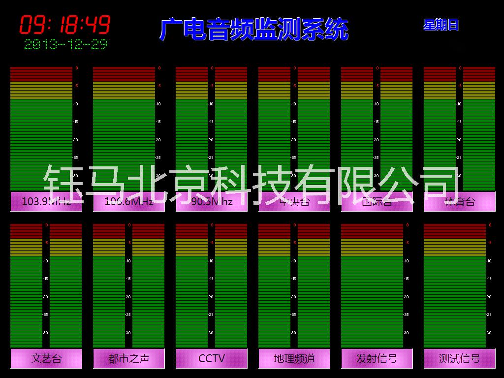 北京音频监测系统 音频监测系统 数字音频监测系统 模拟音频监测系统 多路音频监测系统 多路模 多路数字音频监测系统图片