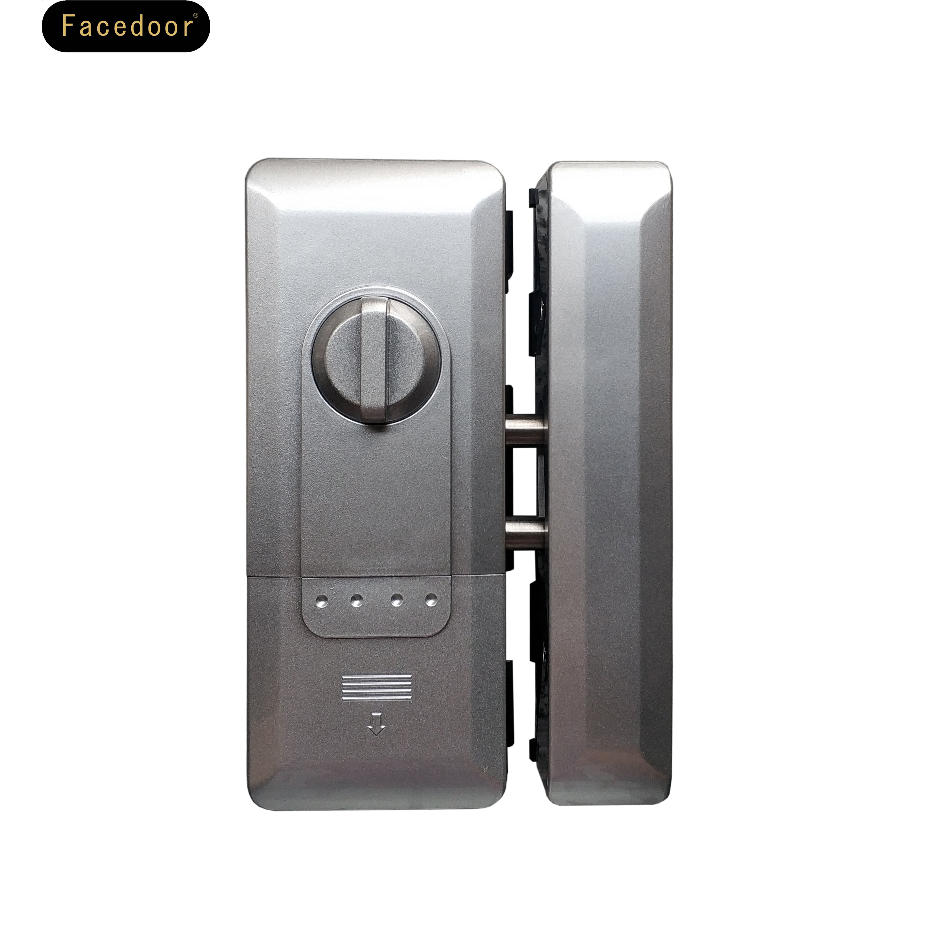 指紋密碼玻璃門專用智能防盜門鎖圖片/指紋密碼玻璃門專用智能防盜門鎖樣板圖 (2)