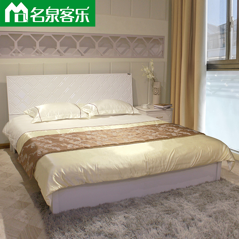 大連板式家具3102雙人床圖片