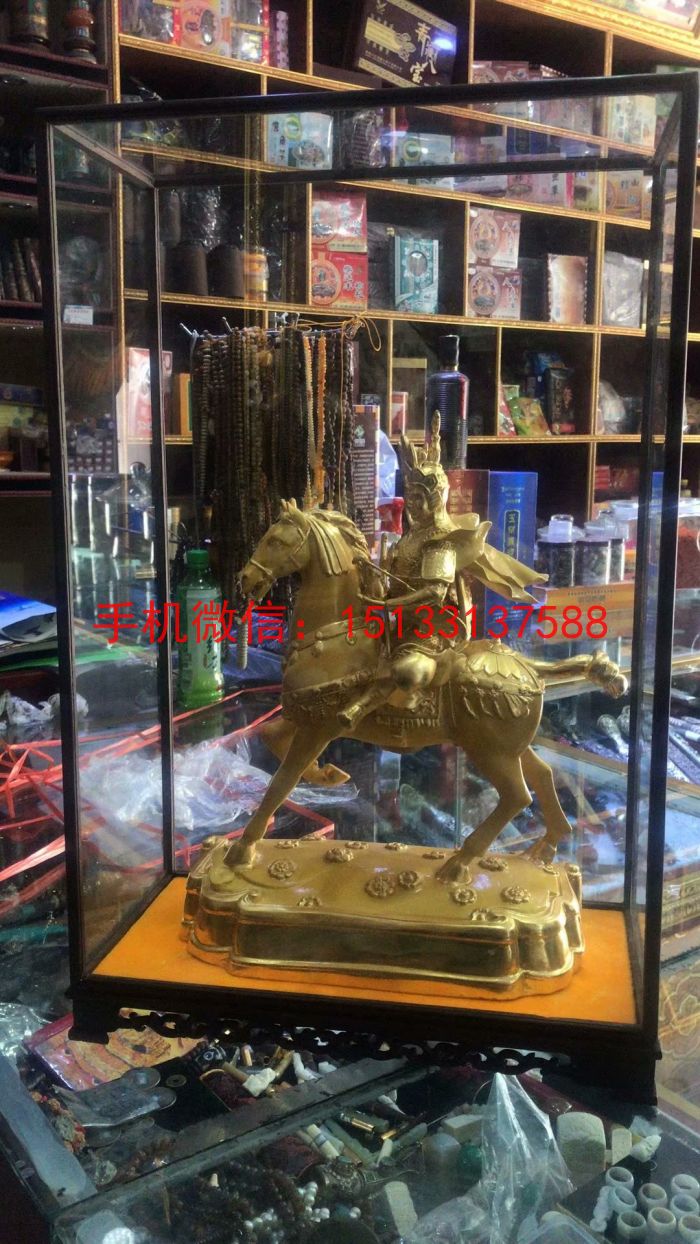 格薩爾王銅佛像 藏傳銅佛像