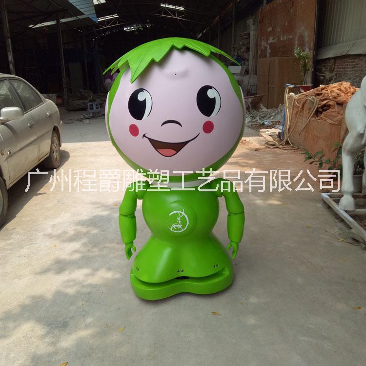 玻璃鋼卡通機(jī)器人雕塑圖片
