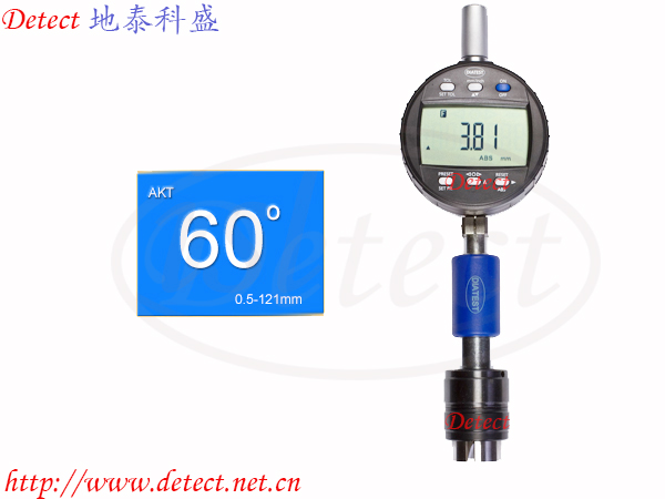 德国diatest60度外锥孔端面直径测量仪 外锥孔测量仪AKT德国DIATEST倒角规 德国DIATEST锥孔测量仪