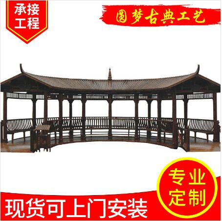 防腐木質(zhì)長廊圖片/防腐木質(zhì)長廊樣板圖 (3)