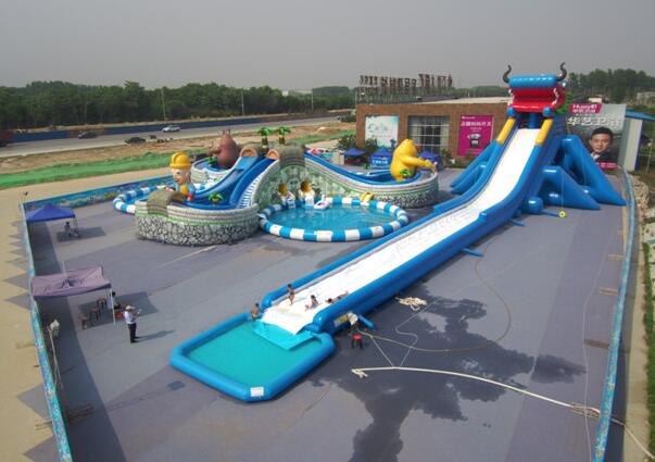 充氣水滑梯水上樂(lè)園出租圖片/充氣水滑梯水上樂(lè)園出租樣板圖 (1)