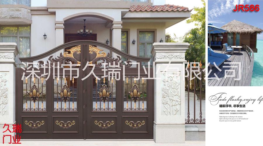 鋁藝庭院門價(jià)格大概是多少?圖片