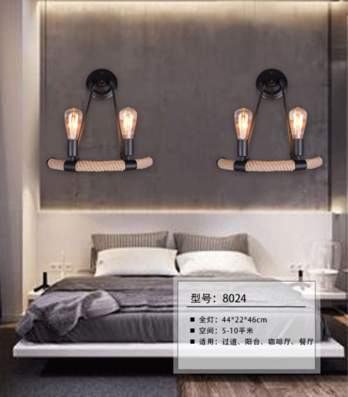 走廊麻繩壁燈圖片/走廊麻繩壁燈樣板圖 (1)