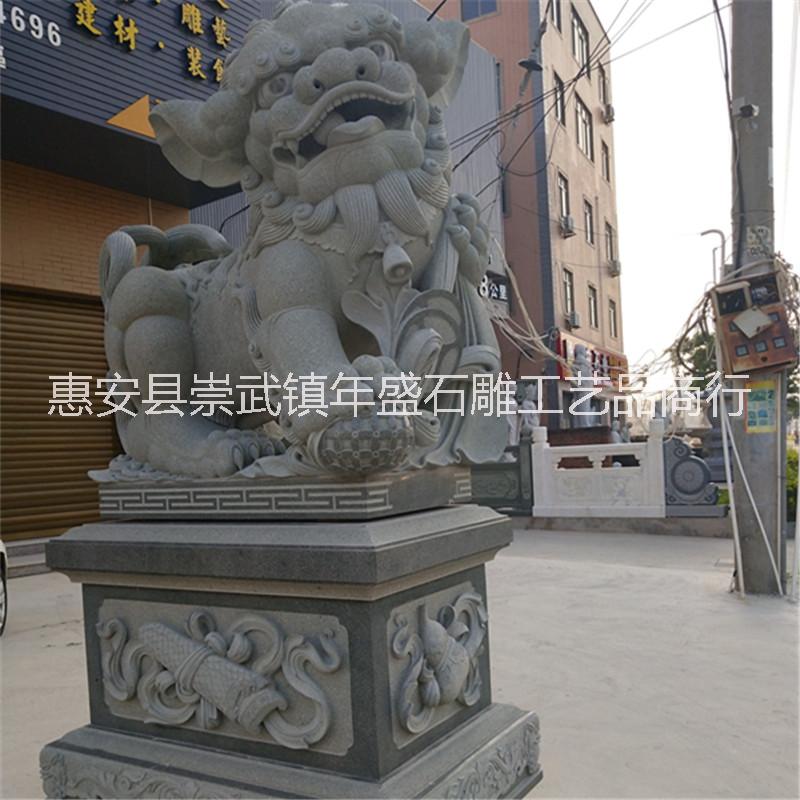 石雕獅子圖片/石雕獅子樣板圖 (4)