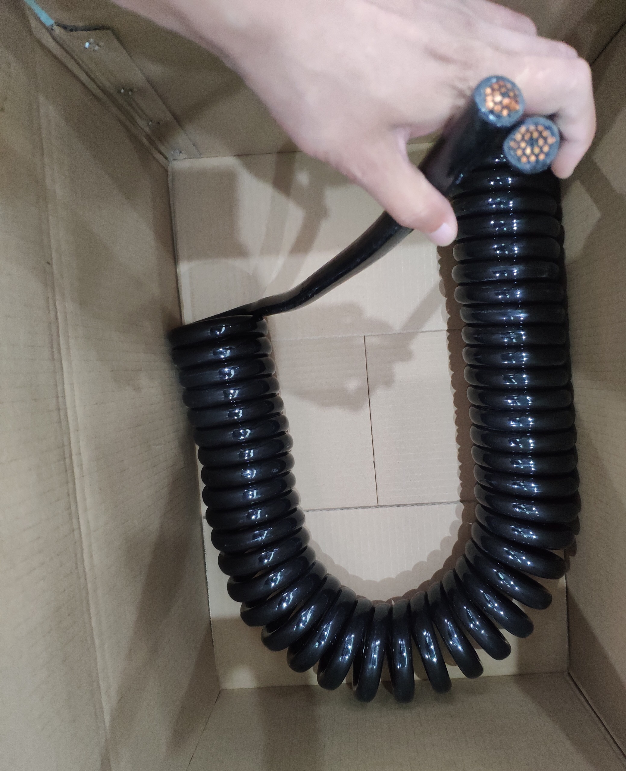 螺旋彈簧電纜線圖片/螺旋彈簧電纜線樣板圖 (1)