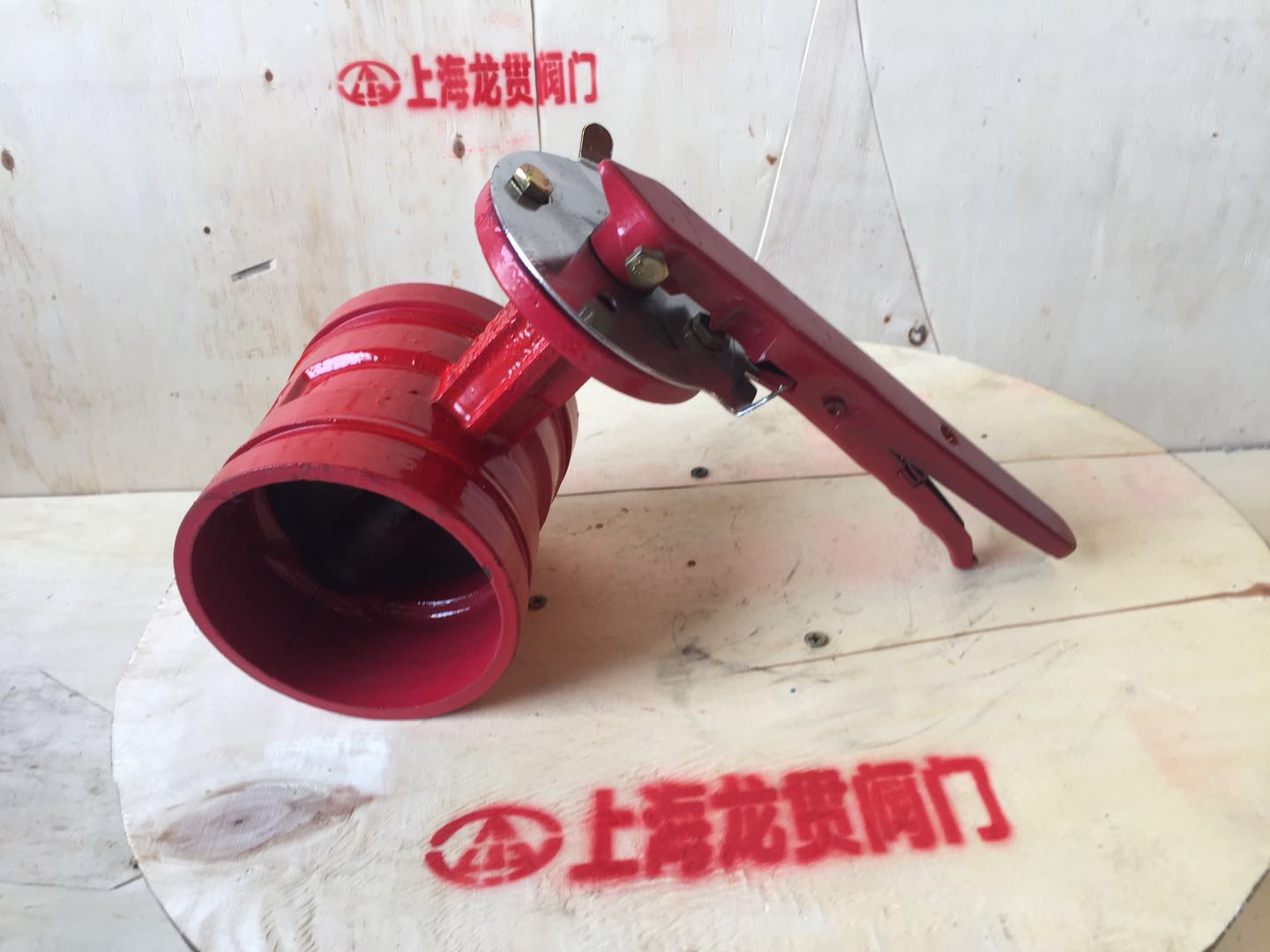 D81X 溝槽式連接手柄蝶閥圖片/D81X 溝槽式連接手柄蝶閥樣板圖 (3)