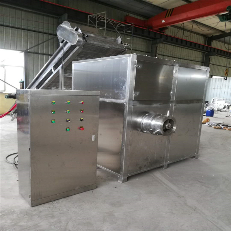 諸城鼎益專業(yè)生產(chǎn)凍肉破碎絞肉一體機(jī) 大產(chǎn)量凍肉盤、魚盤破碎絞肉設(shè)備